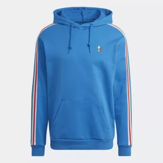 Adidas Originals men's-stripes treofoil hoodie HK7399