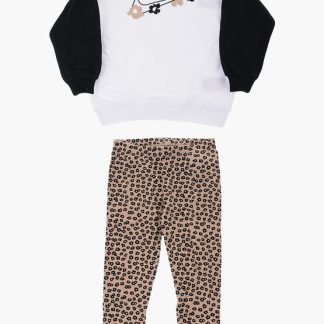 SET FELPA E LEGGINGS IN STAMPA FLOREALE OVERSIZED FIT