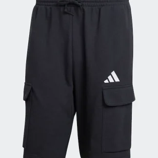 adidas Black Essentials  French Terry Cargo Shorts